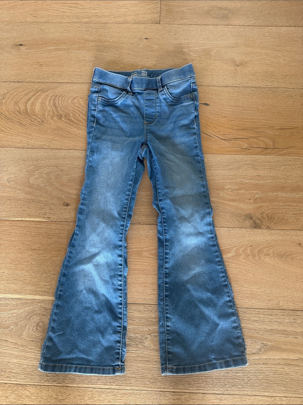 wonder nation Blue Flared Jeans with Faded Detail